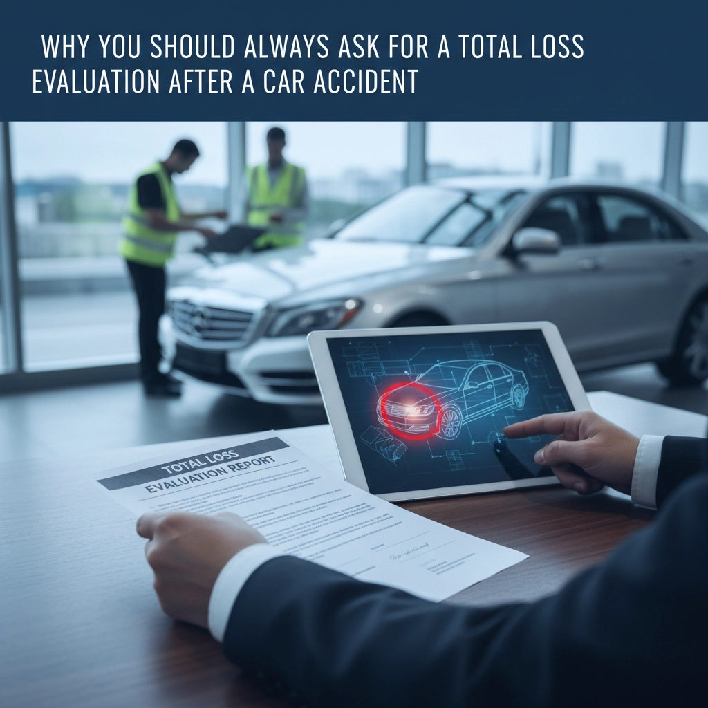 Image for Why You Should Always Ask for a Total Loss Evaluation After a Car Accident