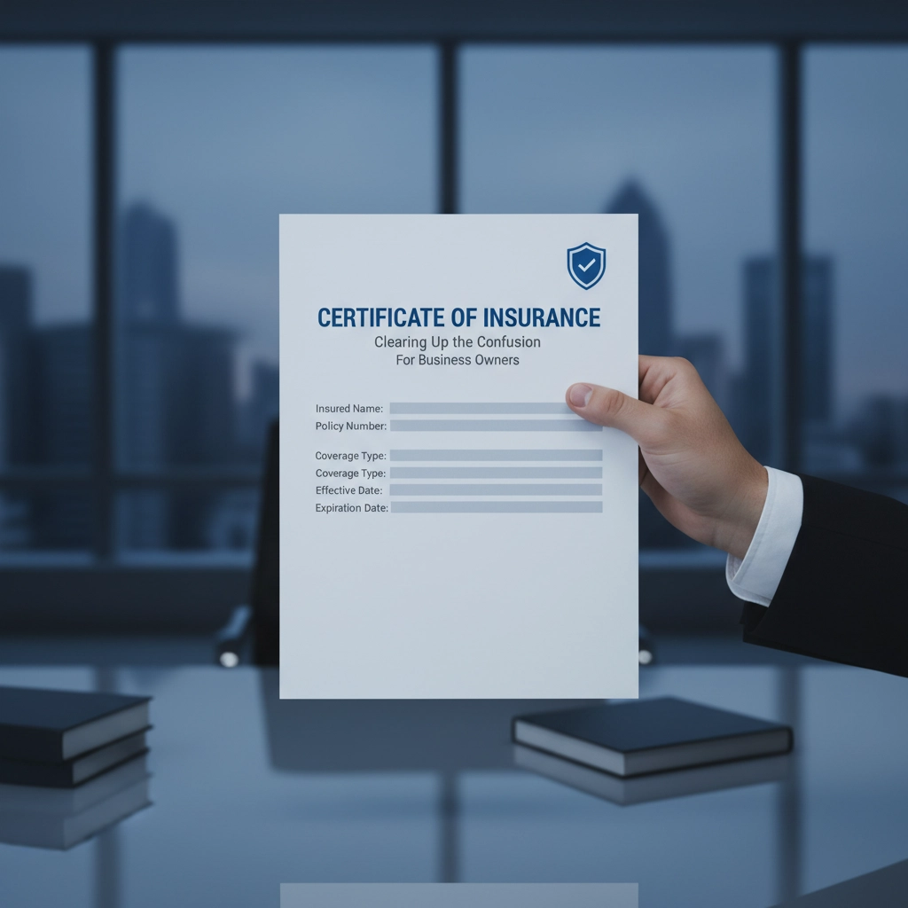 Image for Certificate of Insurance (COI): Clearing Up the Confusion for Business Owners