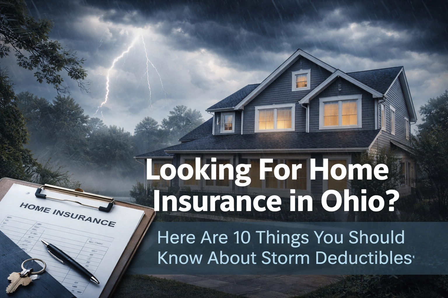 Image for Looking For Home Insurance in Ohio? Here Are 10 Things You Should Know About Storm Deductibles